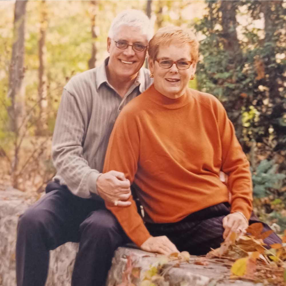 Cathy Henry, woman and her husband