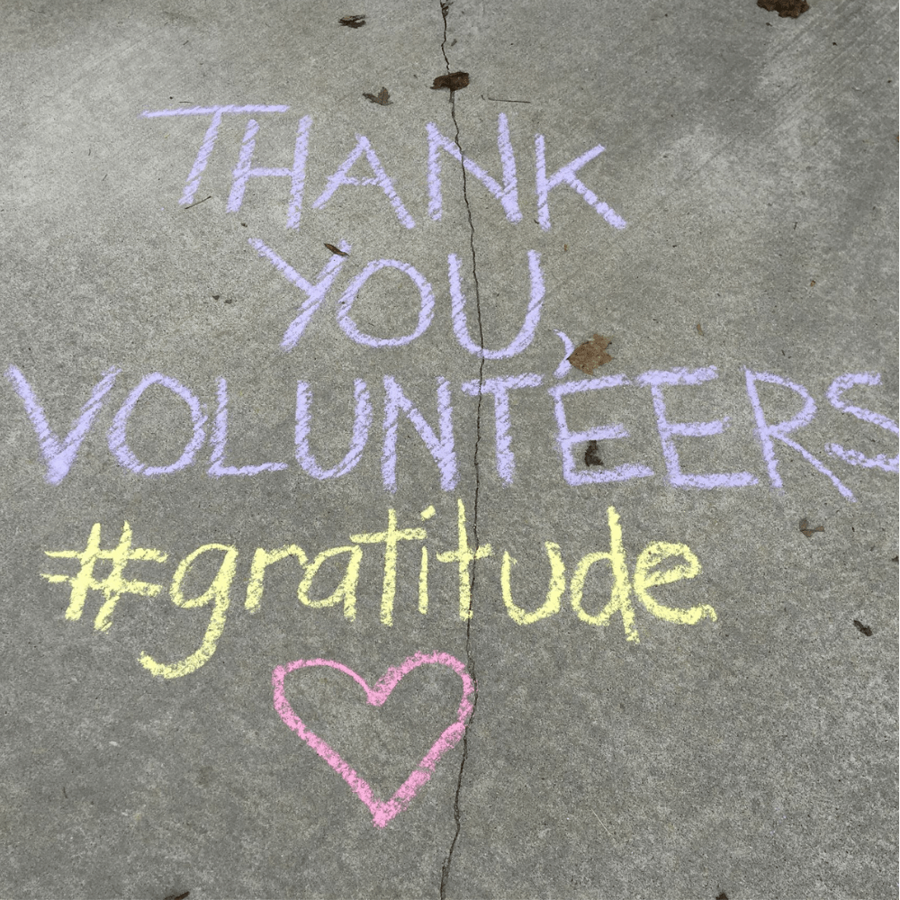 Gratitude for Volunteers